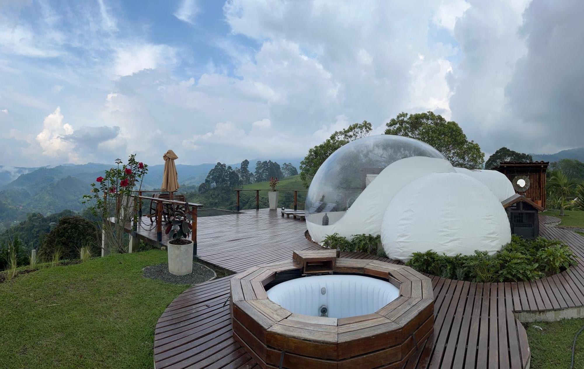 Hotel Montana Glamping Salento Exterior foto
